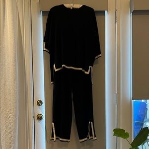 Amazon Black and White Women's Pantsuit